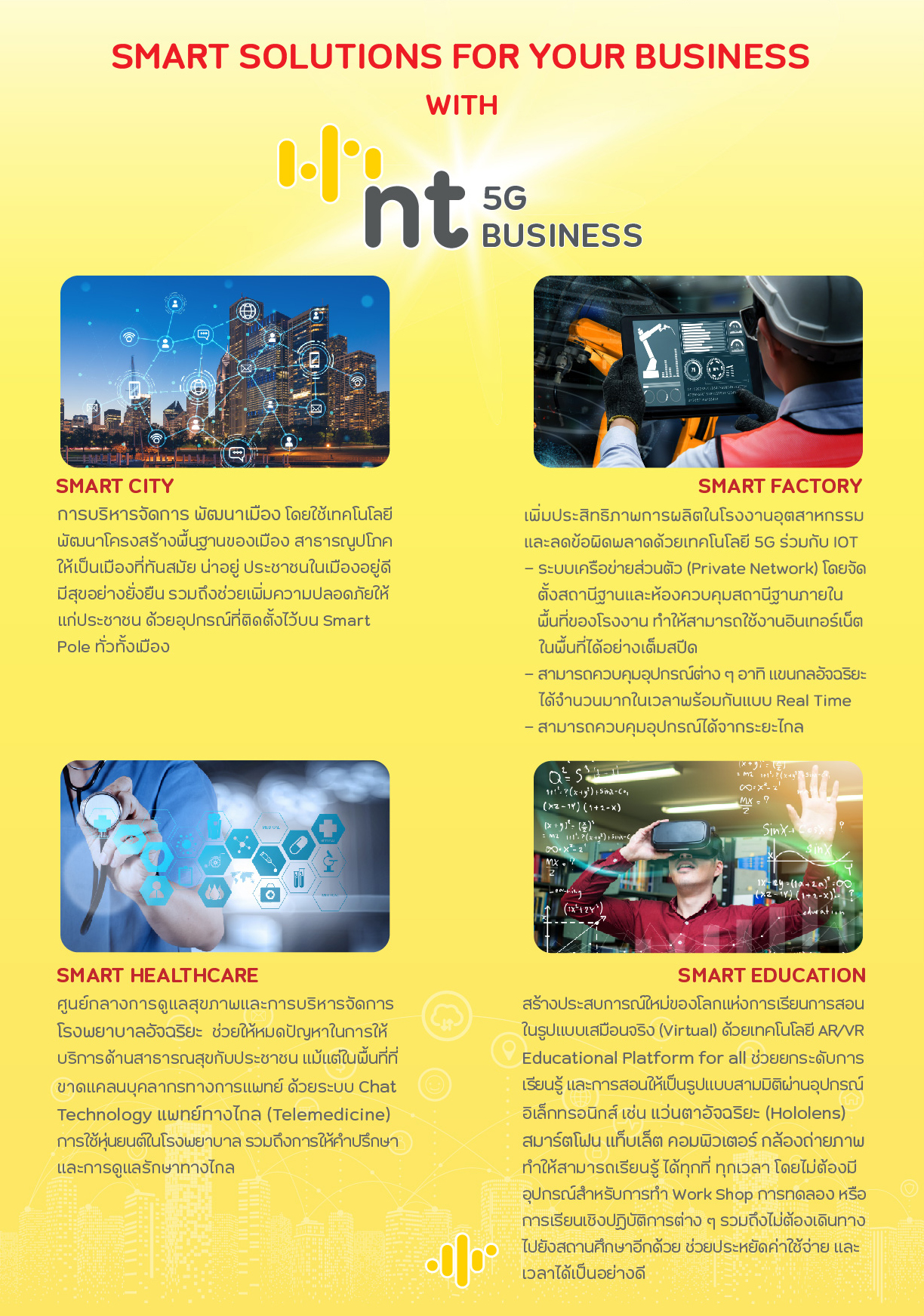Smart Solution for Your Business with NT 5G Business